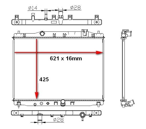 BAL20RADM - RADIATOR * MANUAL * 14-17