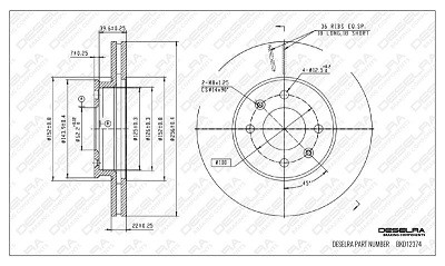 I2010BDISKF - BRAKE DISK FRONT