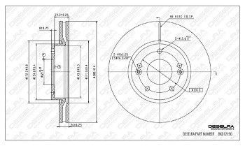 SON60BDISCF24 - BRAKE DISC * FRONT