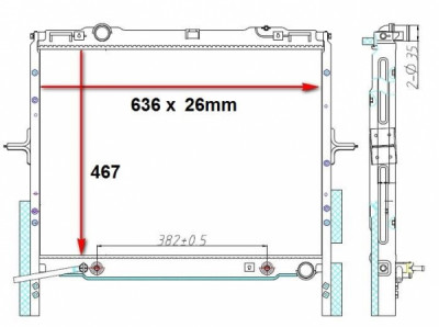 SOR10RADA25D - RADIATOR | AUTO | 03-09 | 2.5D