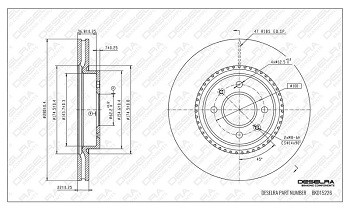 I2020BDISCF - BRAKE DISC * FRONT