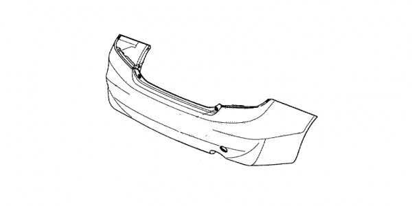BRIA0BUMPR - BUMPER * REAR * 14-16