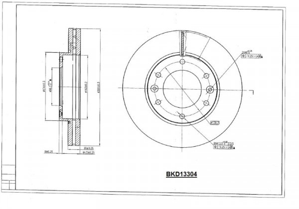 H10BDISCF - BRAKE DISC * FRONT