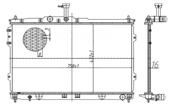 H10RADM - RADIATOR * MANUAL * 09-12