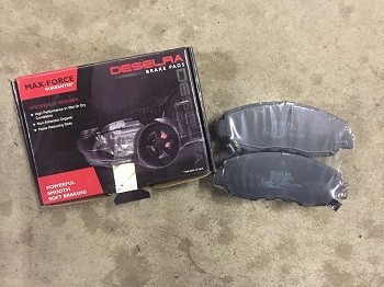 VX40BPADFS - BRAKE PAD SET FRONT (S)